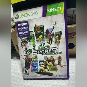 XBOX360 KINECT EUC DECA SPORTS FREEDOM VIDEO GAME